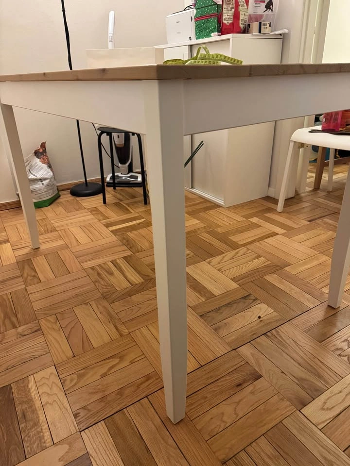 Ikea Lerhamn Table with 2 Chairs - photo 5