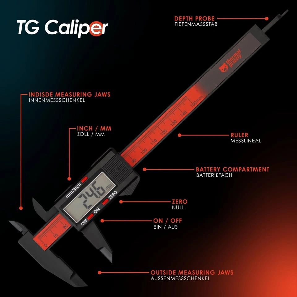 New Thermal Grizzly TG Caliper Digital - photo 3