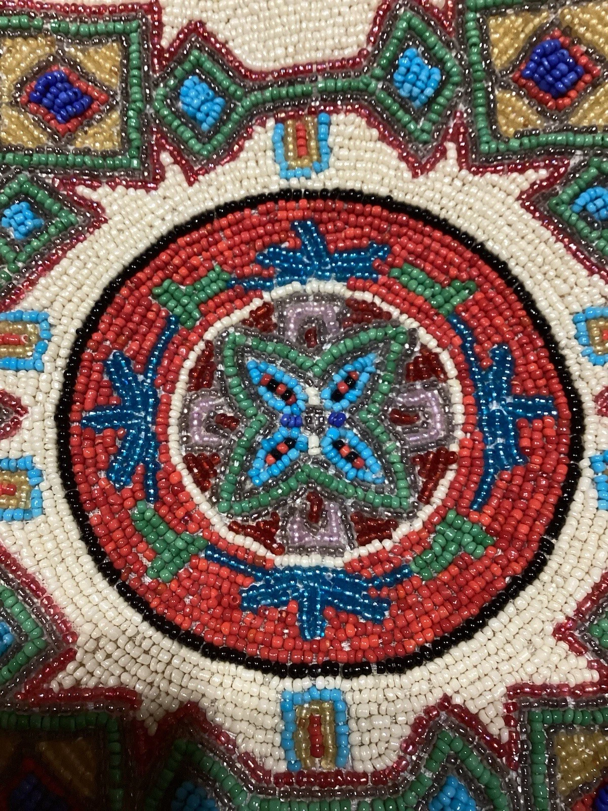 Vintage Beaded Evening Bag Crossbody Handbag Purse Made In India - photo 3