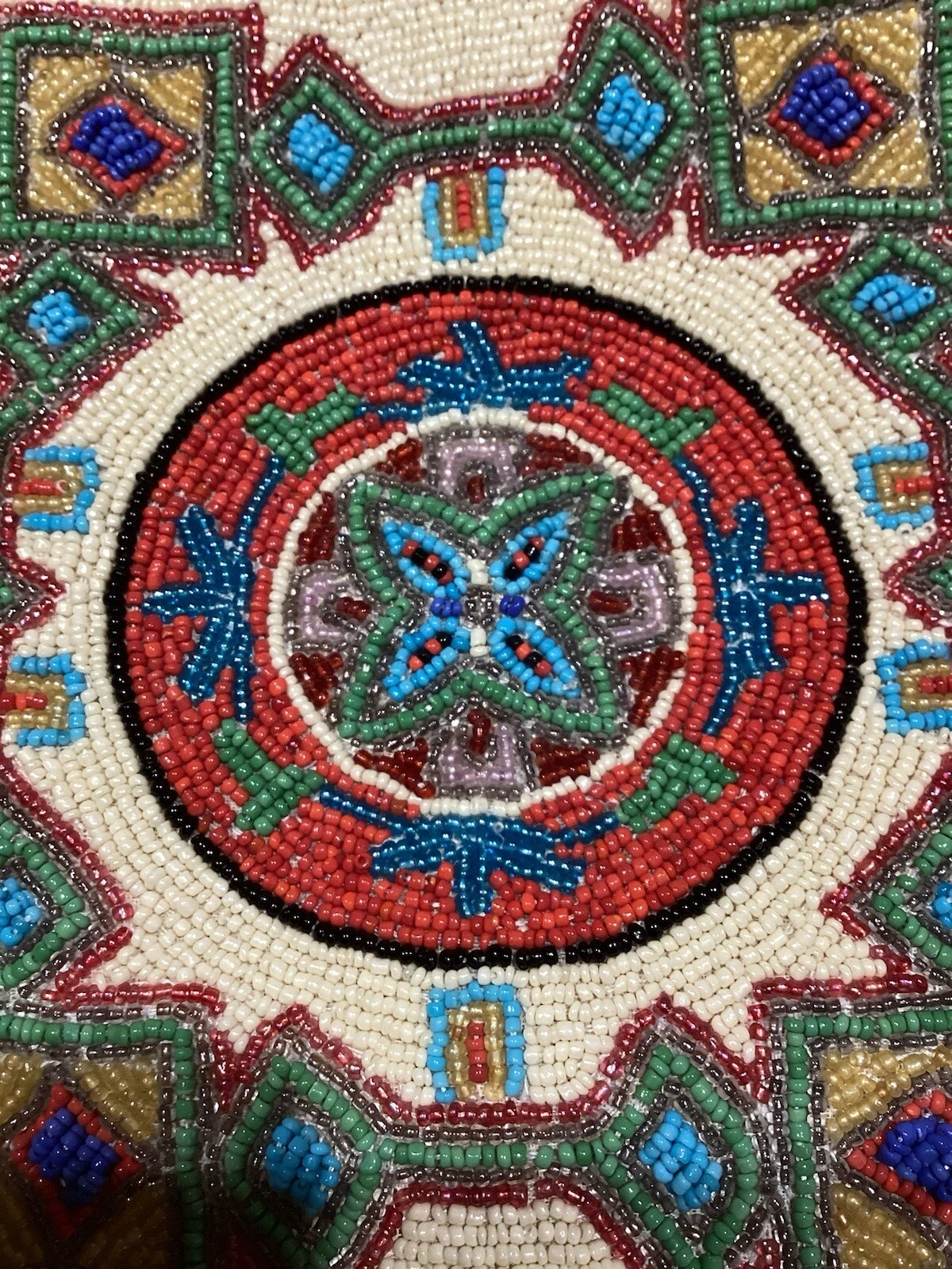 Vintage Beaded Evening Bag Crossbody Handbag Purse Made In India - photo 4