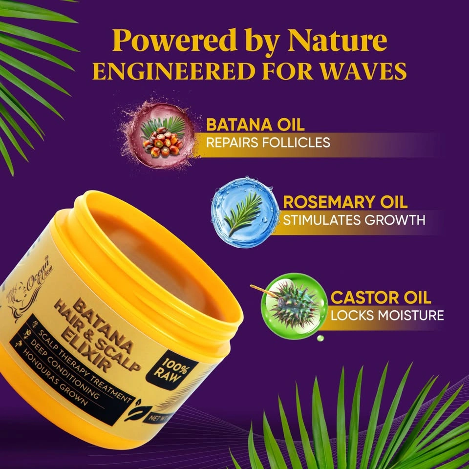 Ocean View Batana Hair & Scalp Elixir 360 Waves - photo 3