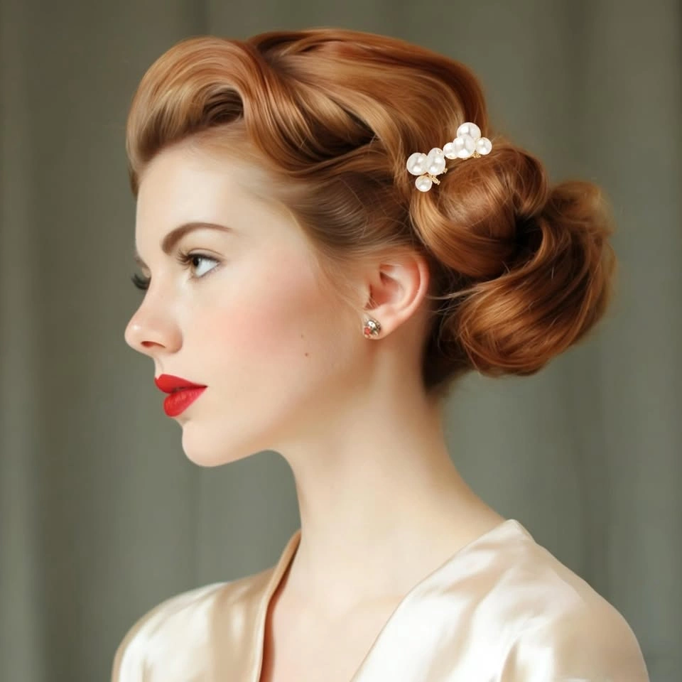 Pearl Hair Combs and Pins Set - Bridal Hair Accessories - photo 3
