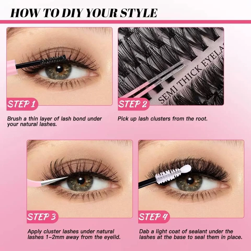 DIY Lash Clusters Kit 800pcs Various Styles - photo 2
