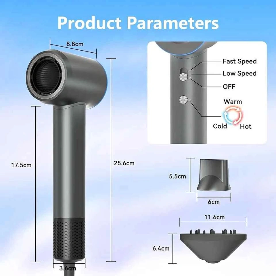 Brand New - High-Speed Ionic Portable Hair Dryer