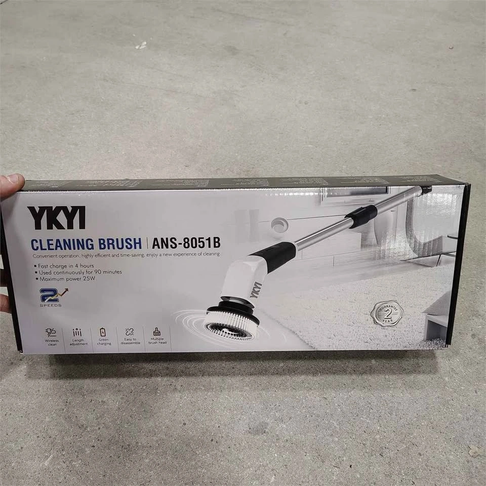 YKYI Cordless Electric Spin Scrubber w/ 8 Brush Heads - photo 4