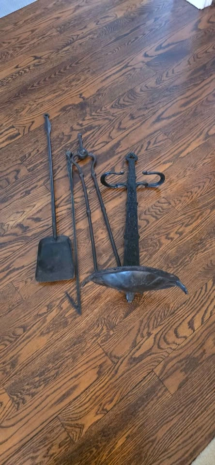 Ornate Fireplace Tool Set - photo 2