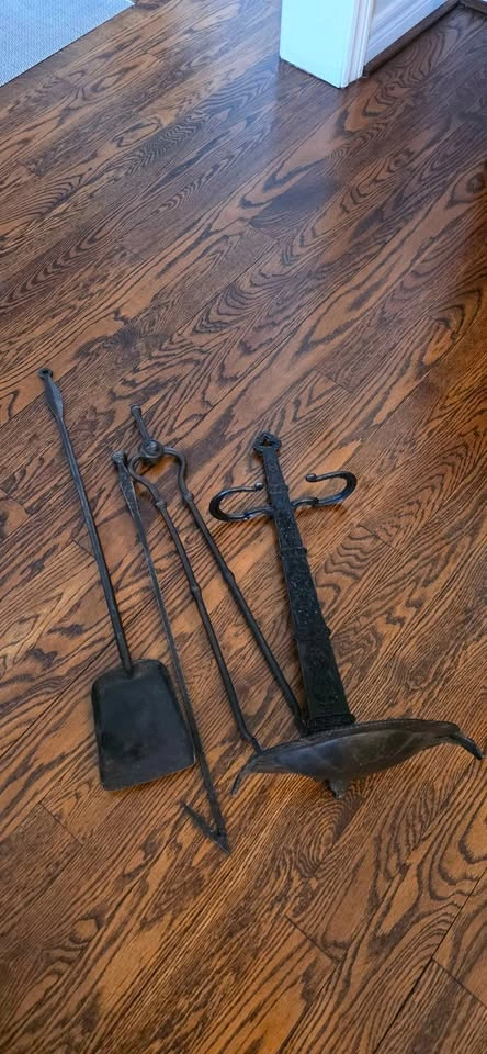 Ornate Fireplace Tool Set - photo 4