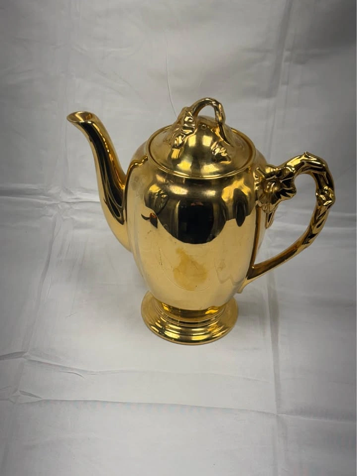 Royal Winton Grimwades Gold Coffee Pot - photo 2