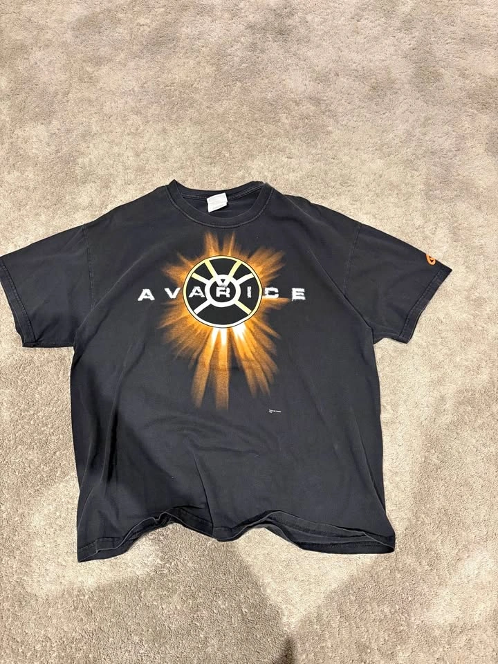 2009 DC Comics Avarice Orange Lantern Hanes XL T-shirt