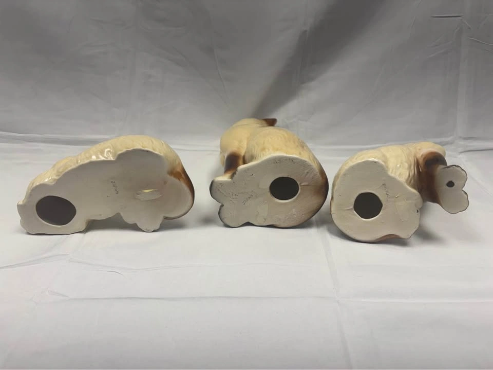 Set of 3 Vintage Siamese Cat Figurines - photo 3