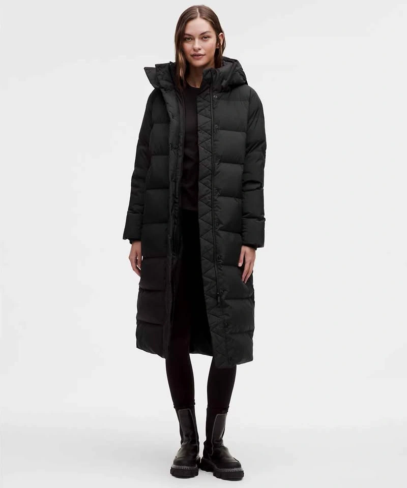Lululemon Women's Wunder Puff Long Jacket Size 4