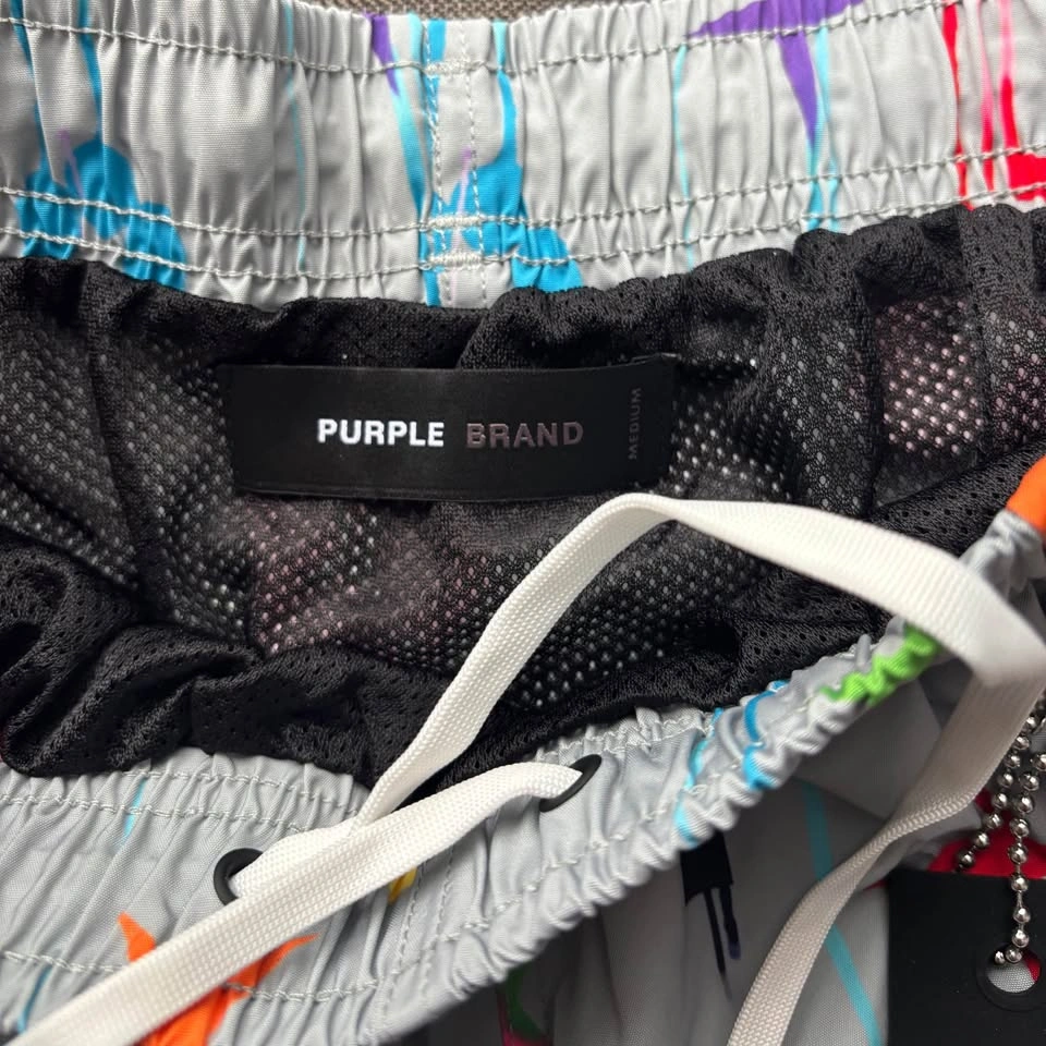 Purple Brand Monogram Swim Shorts - Multicolor Print (New w/ Tag - photo 3