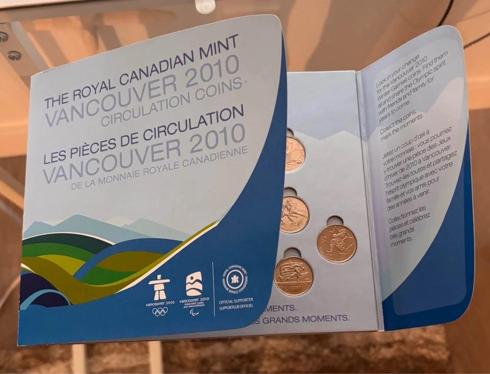 Vancouver 2010 Olympic coin collection