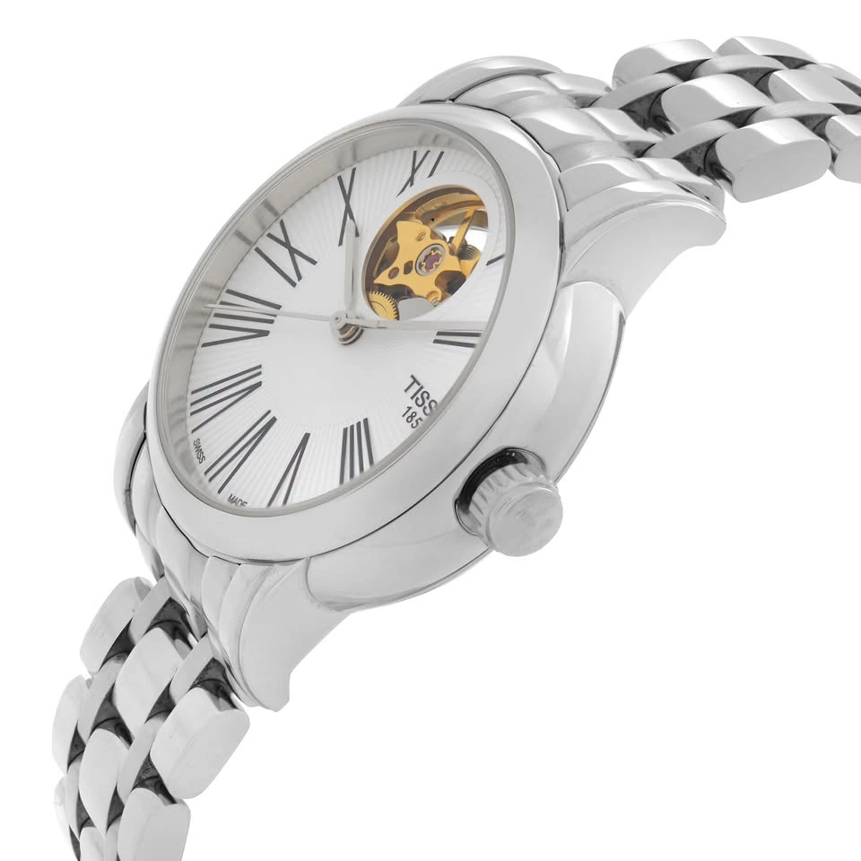 Tissot Lady Heart Steel Silver Dial Automatic Ladies Watch T050. - photo 4