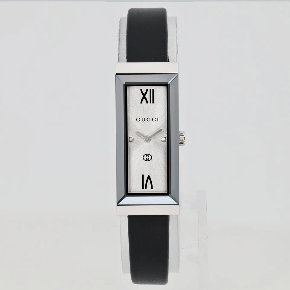 Gucci G-Frame Steel Ladies Quartz Watch YA127515