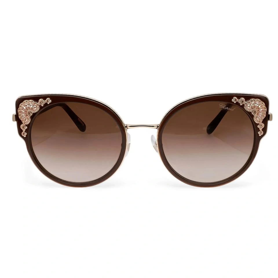 Chopard Shiny Rose Gold Metal Sunglasses
