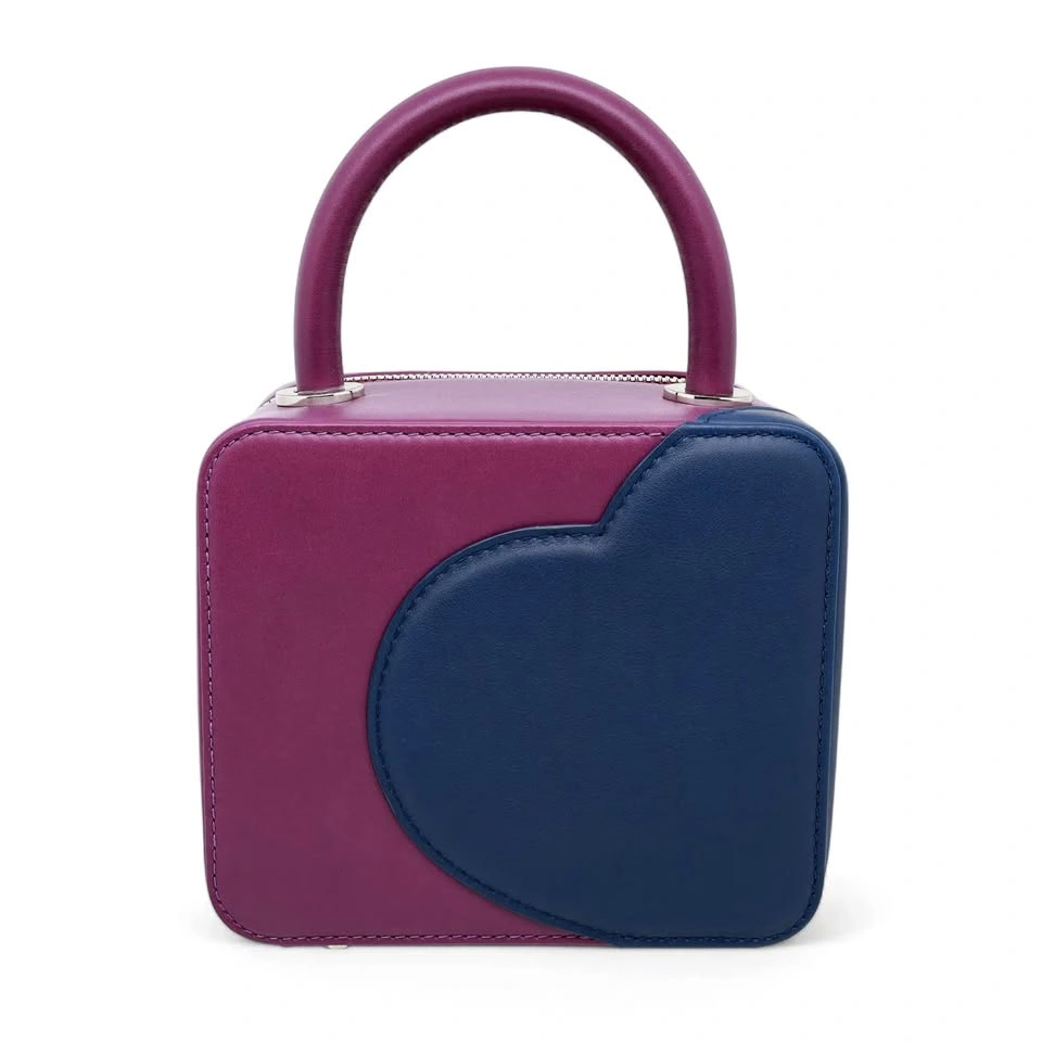 Chopard x Chloë Sevigny Purple & Navy Leather Shoulder Bag