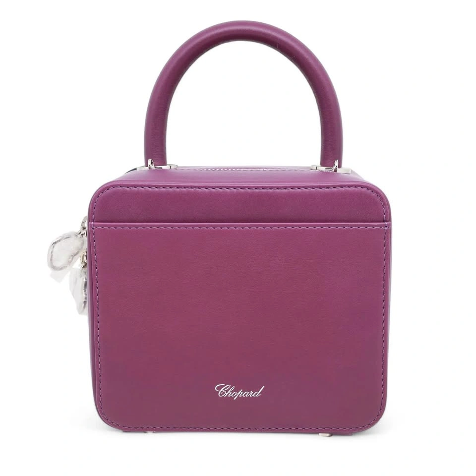 Chopard x Chloë Sevigny Purple & Navy Leather Shoulder Bag - photo 2