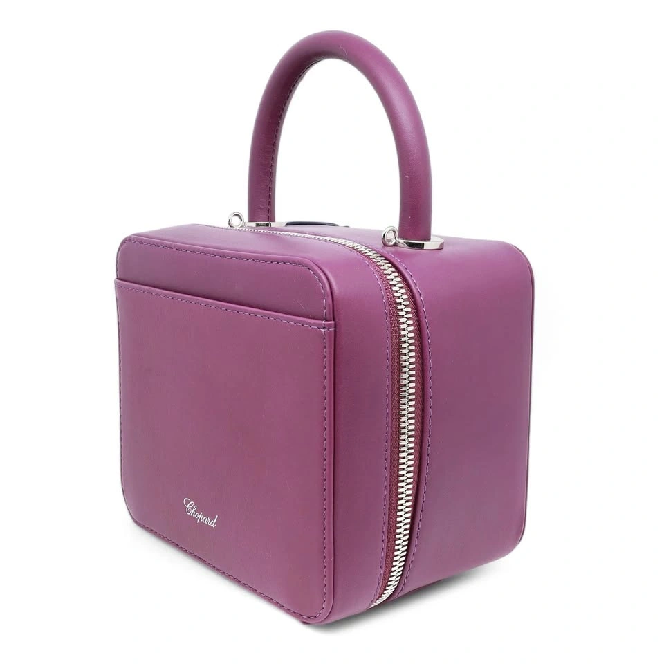 Chopard x Chloë Sevigny Purple & Navy Leather Shoulder Bag - photo 3