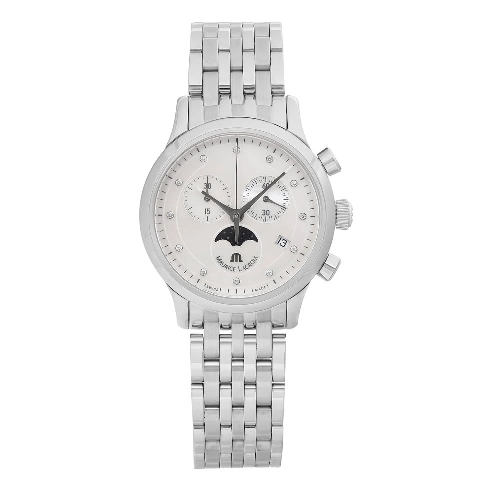 Maurice Lacroix Les Classiques 38mm Steel MOP Diamond Ladies Wat - photo 2
