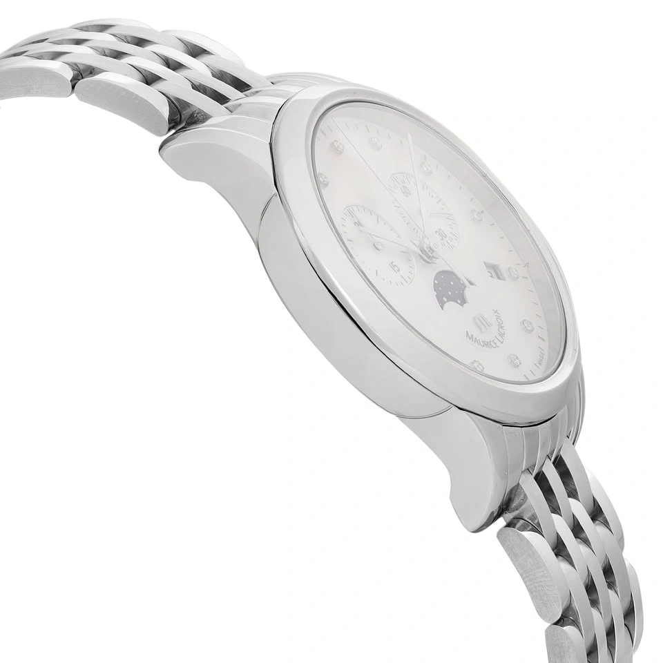 Maurice Lacroix Les Classiques 38mm Steel MOP Diamond Ladies Wat - photo 3
