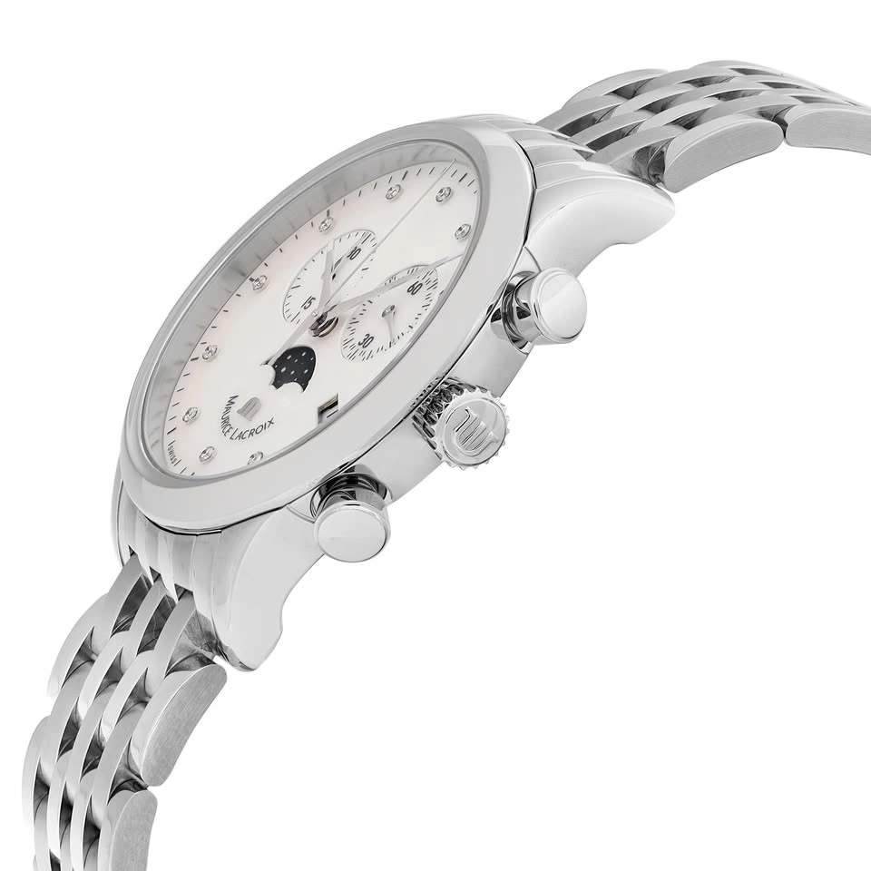 Maurice Lacroix Les Classiques 38mm Steel MOP Diamond Ladies Wat - photo 4