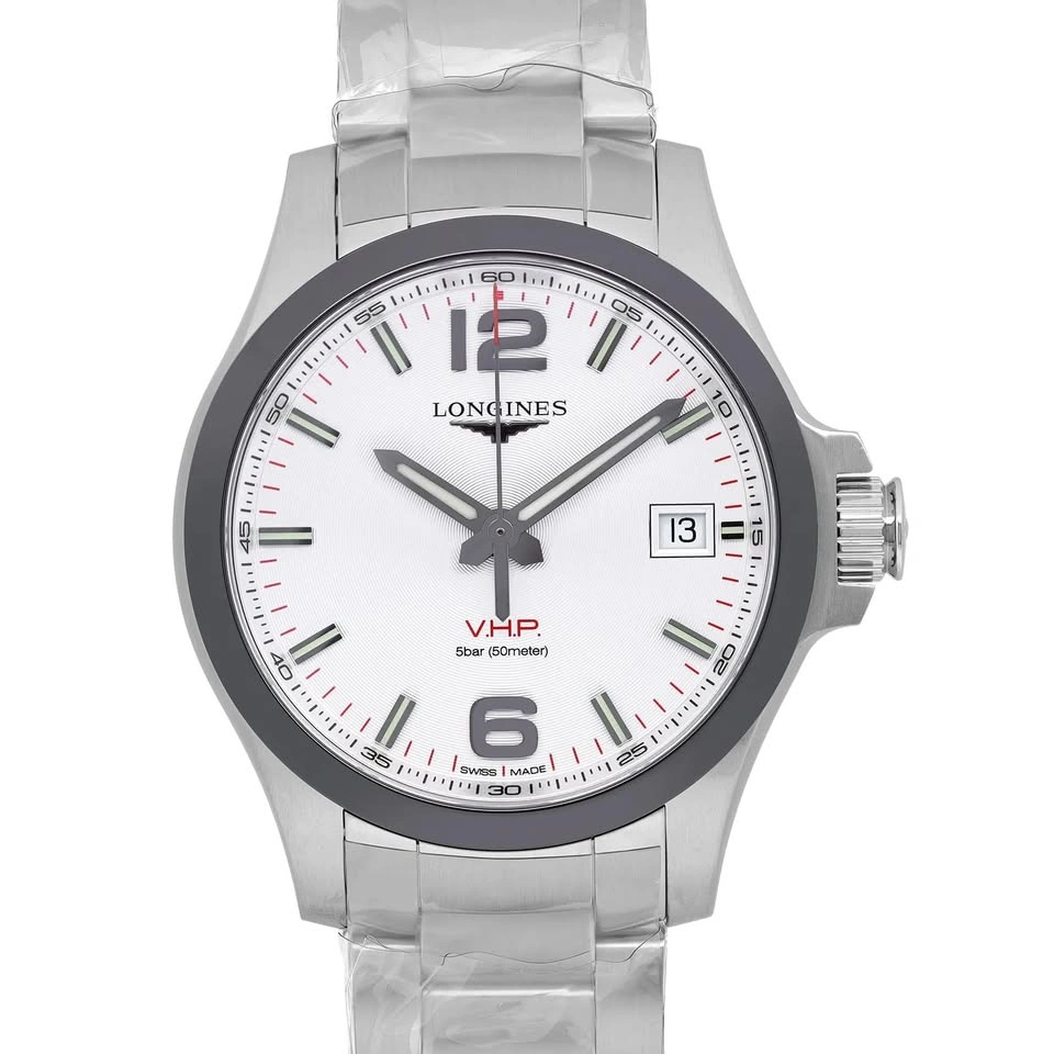 Longines Conquest VHP 41mm Steel Ceramic Watch L3.719.4.76.6 - photo 2