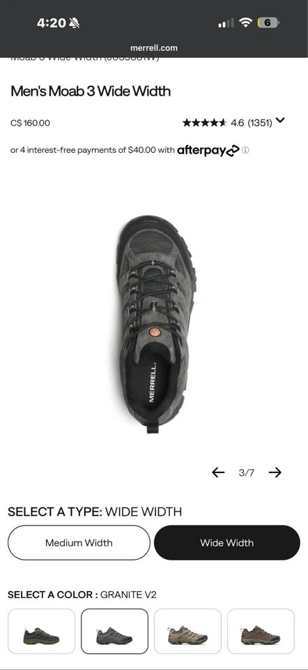 Merrell MOAB 3 Hiking Boots - photo 4