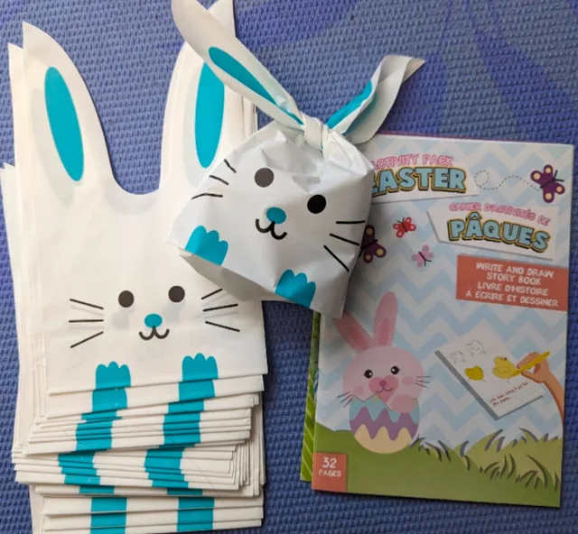 40 brand new bunny plastic gift bags thumbnail