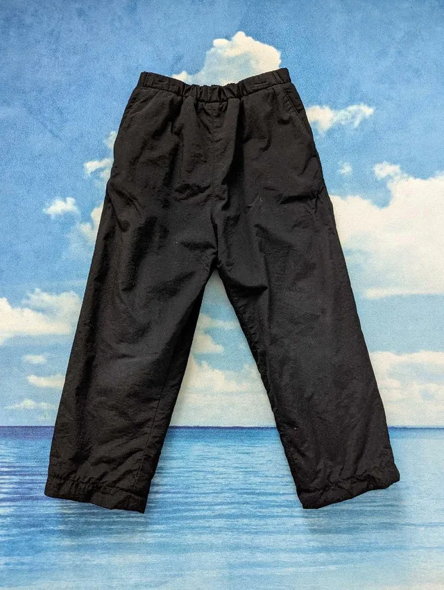 6T boys black fleeced snow pants thumbnail