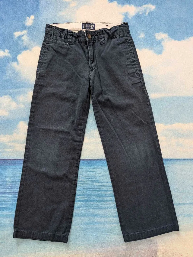 6Y Boys' black cotton pants thumbnail