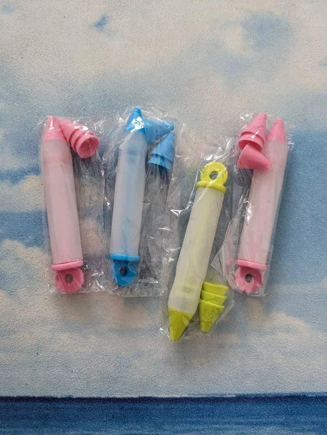 Brand new silicone food writing pen with different nozzles thumbnail