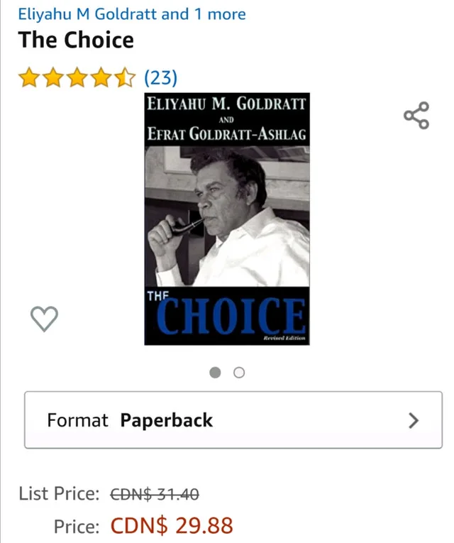 The Choice by Goldratt thumbnail