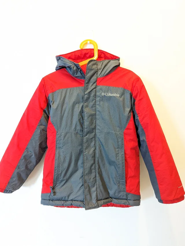 Columbia Kids XS double sided down jacket (5-6y.o) thumbnail