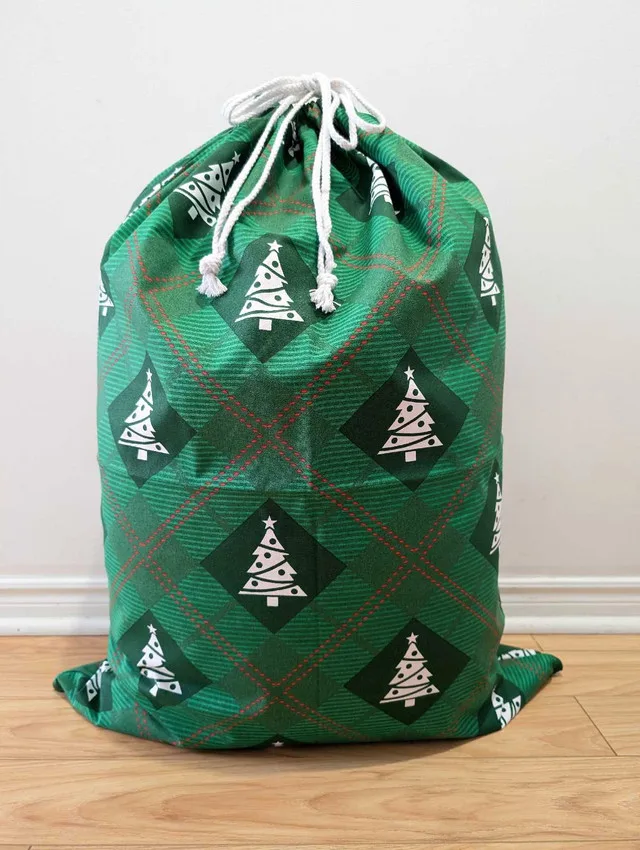 Jumbo Christmas Cotton Gift Bag 60x80cm thumbnail
