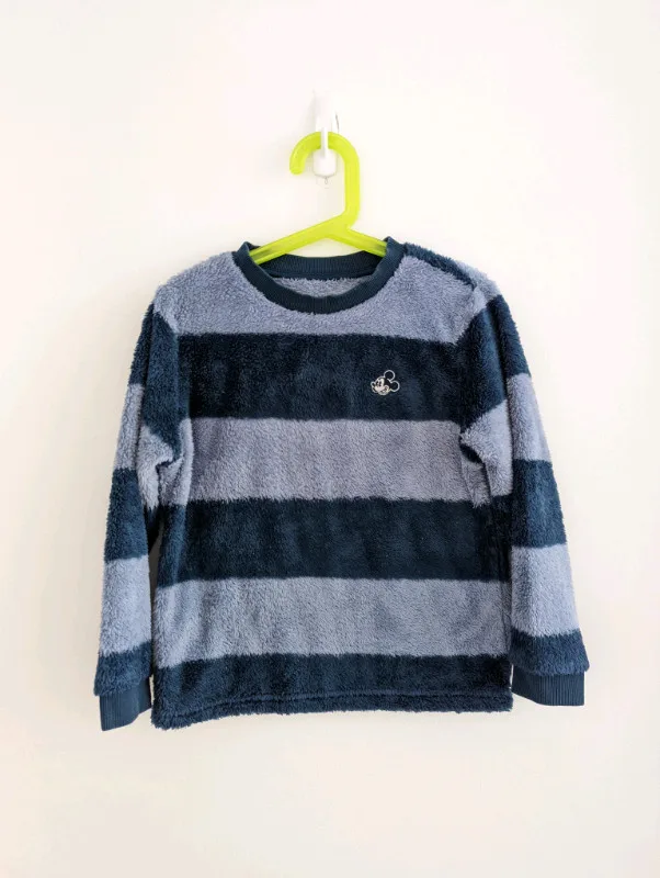 6T Uniqlo Kids x Disney fleece stripes shirt size 120 thumbnail