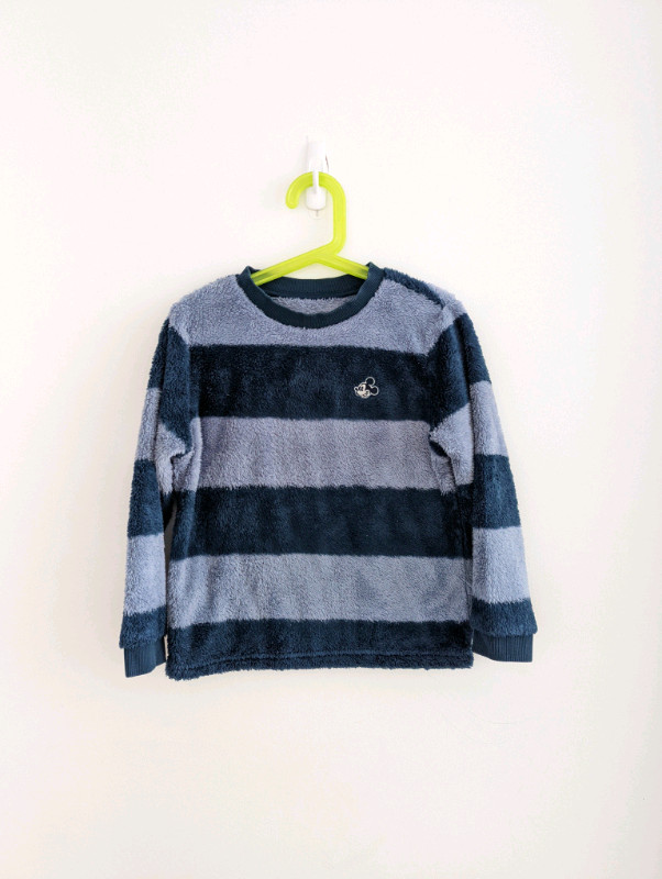 6T Uniqlo Kids x Disney fleece stripes shirt size 120 - photo 2