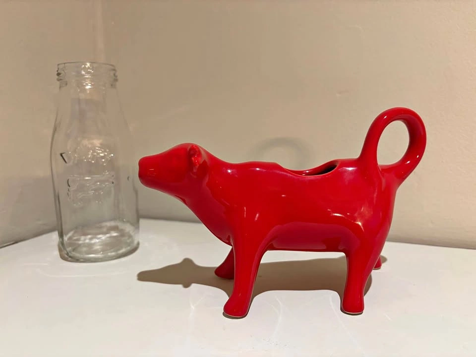 The Pioneer Woman "Flea Market" Red Cow Creamer