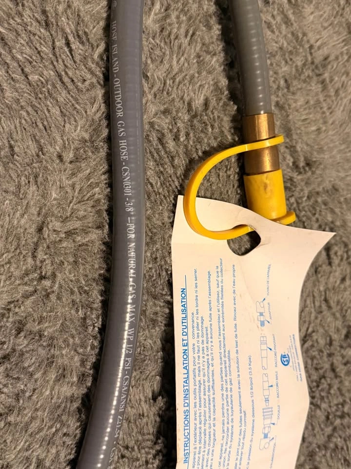 3/8" Outdoor Natural Gas Hose for BBQ - photo 2