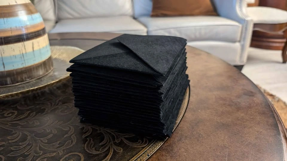 20 Black Velvet Envelopes - photo 3