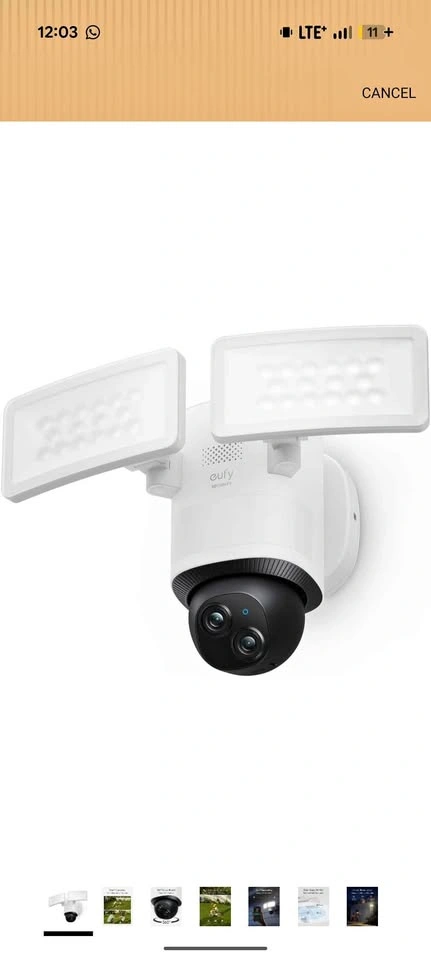 Eufy Floodlight Outdoor Camera