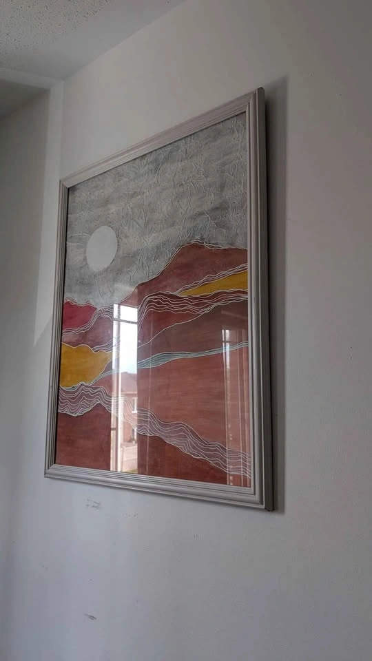 Abstract Art with Frame - photo 2