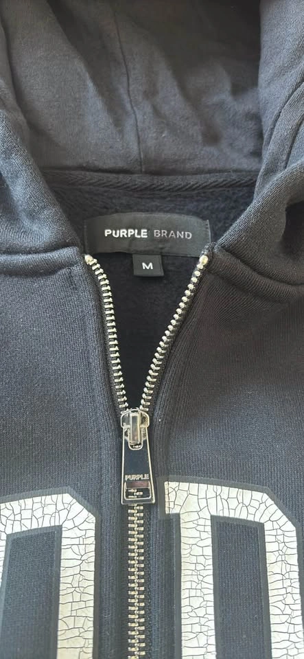 Purple Brand Zip Up Hoodie - photo 2