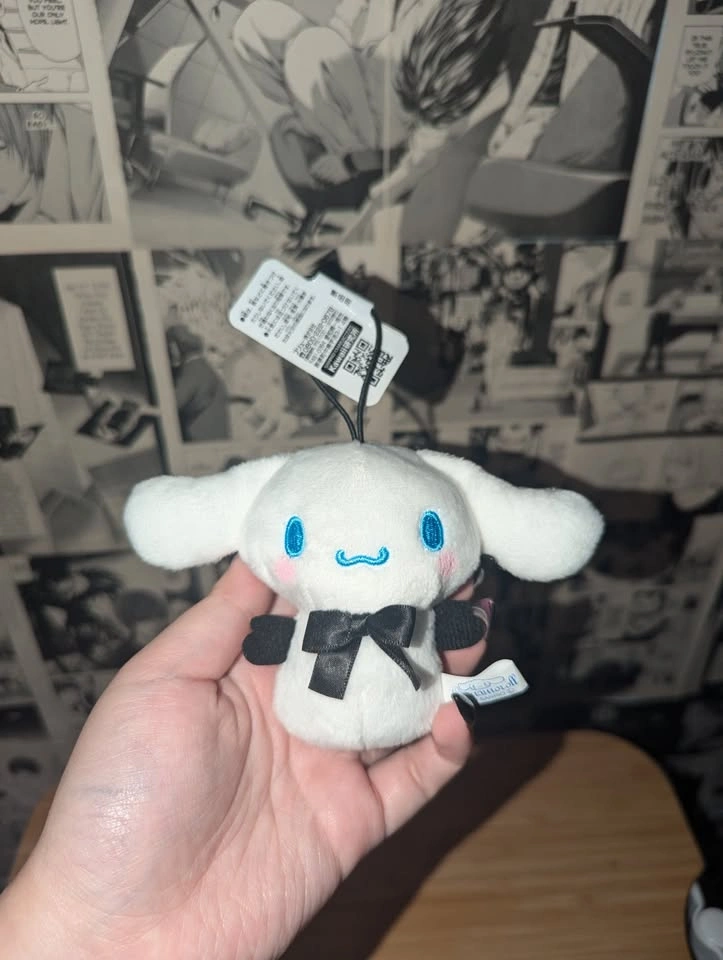 Sanrio Cinnamoroll Angel Mascot Plush Keychain