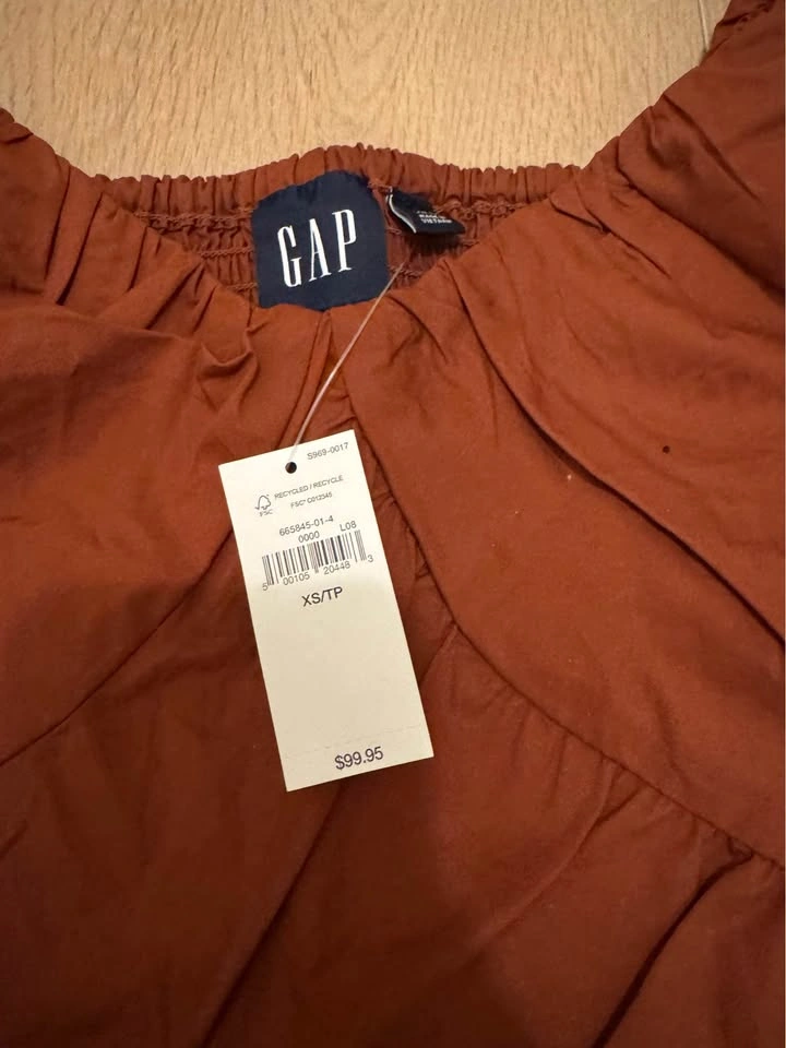 Wardrobe clearout! BNWT GAP 100% cotton lantern sleeves dress - photo 2