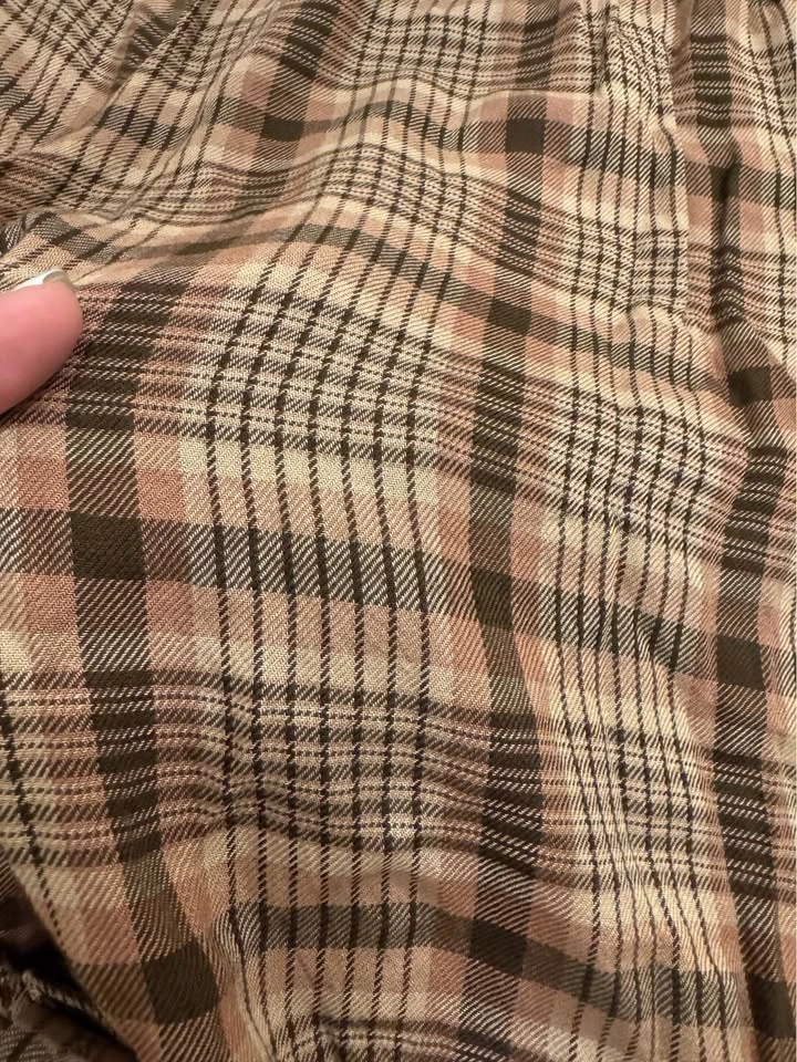 Wardrobe clearout! RW&CO Plaid blouse long sleeves blouse - photo 3