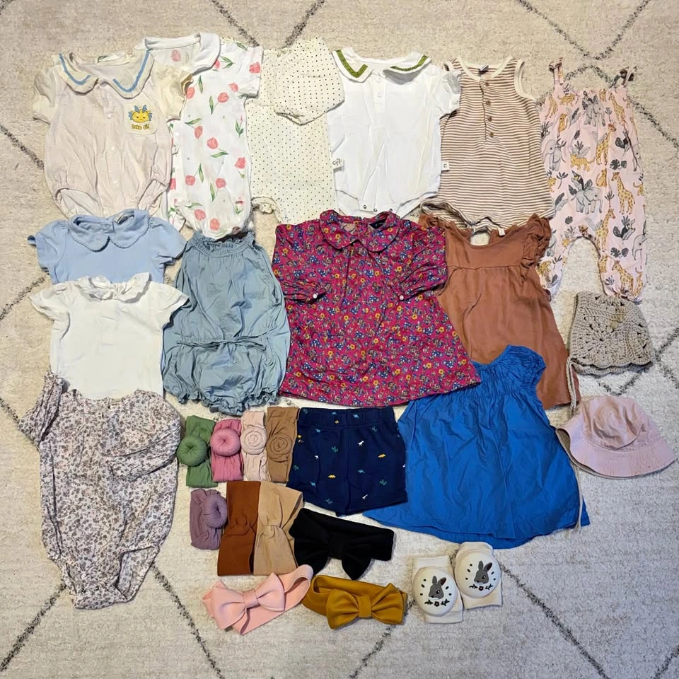 Baby Girl Clothes Bundle (6-12 Months)