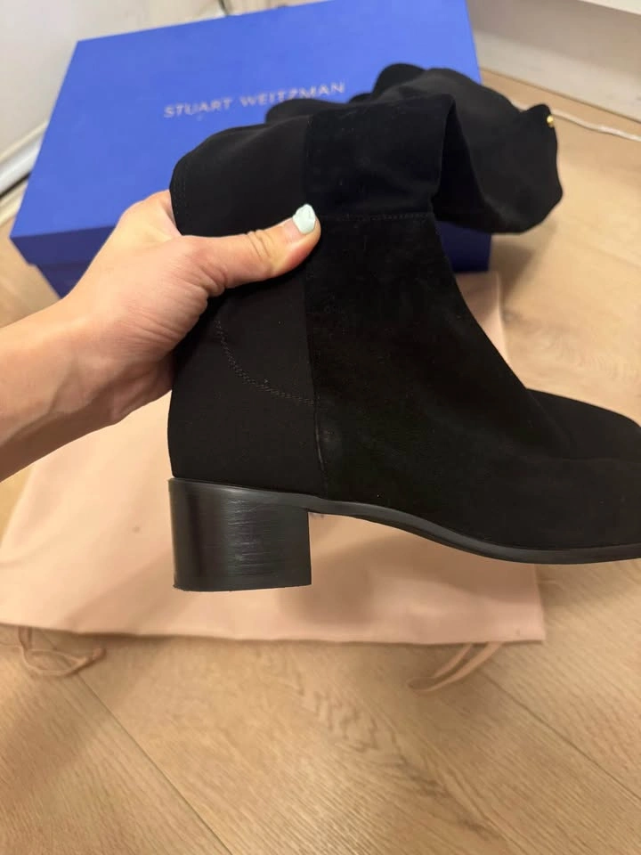 Stuart Weitzman Black Under Knee Boots - Size 7 - photo 4