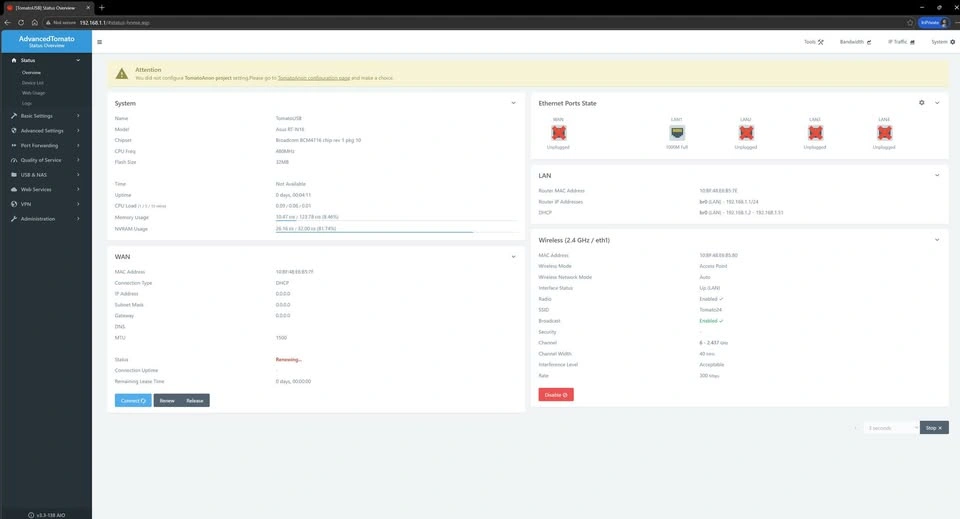Asus RT-N16 Router w/ Custom Firmware (Advanced Tomato) - photo 4
