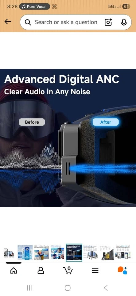Smart Wireless Ski Goggles - Zeiss Lens, Music & Calls - photo 5